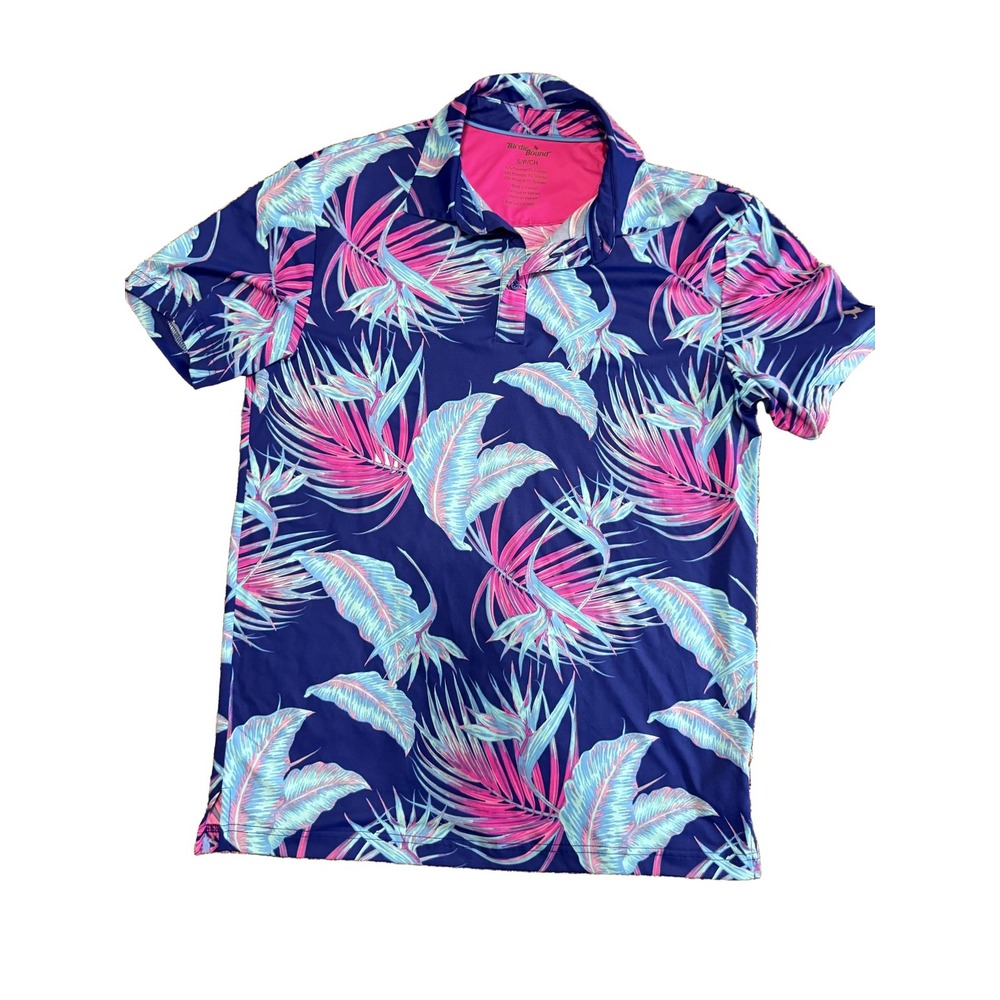 Birdie Bound Tropical Leaf golf polo Shirt Men S Quick Dry Aop golfcore Hawaiian